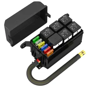 RB-R6F6-W1 JOINFWORLD Fuse Relay Box Slots Waterproof Wir