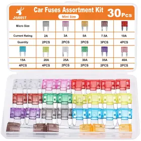AJJOCF0502ORDJPR JOREST Mini Blade Fuses Car Rv Kit