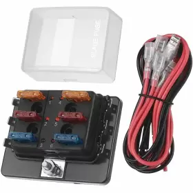 716942748701 JTRON Blade Fuse Box Holder Led Warning Light Fu