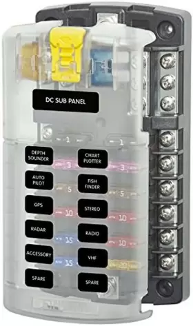 K-FOUR19-134 K-FOUR SWITCHES Sea Blade Ato Atc Fuse Block Bus
