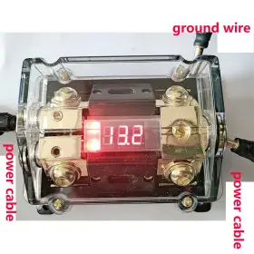 696394071070 KCT Car Audio Digital Led Display Fuse Holder #2
