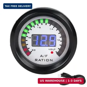KIMISSIPOWXG79R8 KIMISS Air Fuel Afr Gauge Car Led Digi Kit