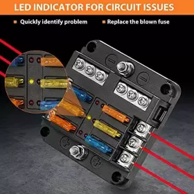 783057860901 KOFARRTEN Blade Fuse Block Waterproof Box Holder #2