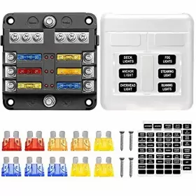 783057860901 KOFARRTEN Blade Fuse Block Waterproof Box Holder