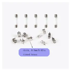 606829109377 KOLACEN Inline Fuse Holder Glass Clips Kit #2