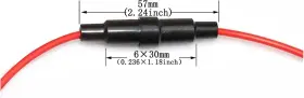KLFH-041 KOLACEN Car Inline Screw Agc Fuse Holder Awg Wire #3