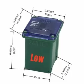654370932876 KOMITASUI Mini Jcase Fuse Amp #2