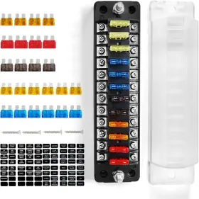 FH0412 LENKRAD Fuse Block Blade Box Led Warning Indicator