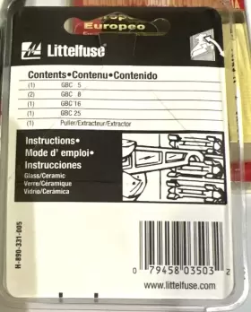 094368 LITTELFUSE Emergency Ceramic Fuse Kit #3