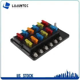 LJ167100TC-A1 LUJUNTEC Car Marine Blade Fuse Box Holder