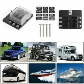 E301-B008 MADHORNETS Blade Fuse Box Holder Block Led