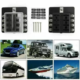 E301-B009 MADHORNETS Blade Fuse Box Holder Block Led #2