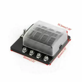 E301-B009 MADHORNETS Blade Fuse Box Holder Block Led #3