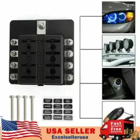 E301-B009 MADHORNETS Blade Fuse Box Holder Block Led