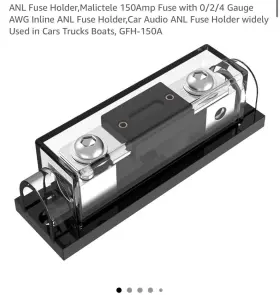 150A MALICTELE Anl Fuse Holder Gauge Awg Inline Car