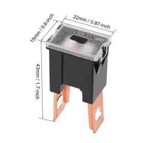 636939710859 METALLIXITY Fuse Male Terminal Blade Box #2