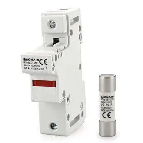 1P-40A MINGRONG ELECTRIC PROTECTION Cylindrical Fuse Holder