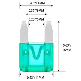 445015758714 MINI-BLADEFUSES Blade Car Fuses Kit #2