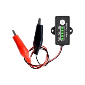 782690545695 MISLEZY Mini Battery Monitor Fuel Gauge Meter