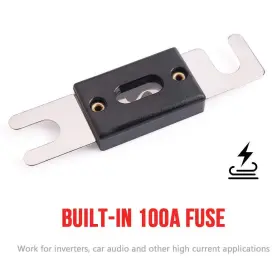 313051231218 MNJ MOTOR Gauge Anl Fuse Holder Awg Block Amp #3