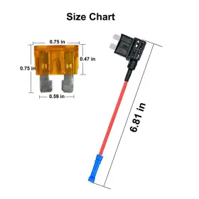 312716380323 MUHIZE Fuse Taps Car Inline Holder Addacircuit #3