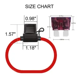 312716400069 MUHIZE Inline Fuse Holders Car Standard Blade #2