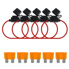 16AWG MUHIZE Pack Inline Fuse Holder Standard Waterproof Atc