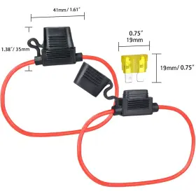 SKU20014 MUYI Pack Inline Fuse Holder Waterproof Wire Loop #2