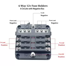 FA-701 N-C Fuse Block Waterproof Box Led Warning Indicator #3