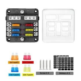 FA-701 N-C Fuse Block Waterproof Box Led Warning Indicator