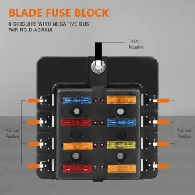 NA16756FU098LL NAFULLPARTS Car Marine Boat Blade Fuse Box Led #3
