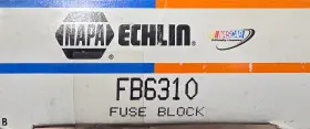 FB6310 NAPA ECHLIN Nos Fuse Block Glass Tube Positions