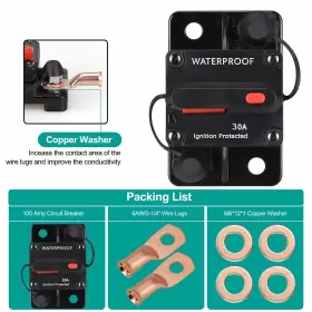 669936831883 MANUAL Breakerwith Resetwaterproof Amp Circuit #2