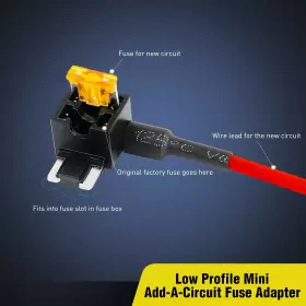 50038R NILIGHT Pack Car Circuit Fuse Tap Adapter Amp #2