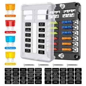 50056L NILIGHT Fuse Block Circuit Box Holder Led Indicator