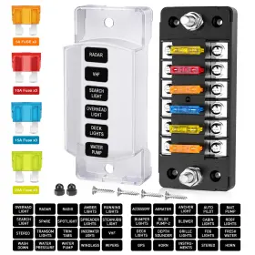 50064F NILIGHT Fuse Block Negative Bus Blade Holder Cover Atc