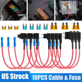 600609791783 NSI Car Circuit Fuse Tap Adapter Holder Mini Kit 600609791783 NSI Car Circuit Fuse Tap Adapter Holder Mini Kit
