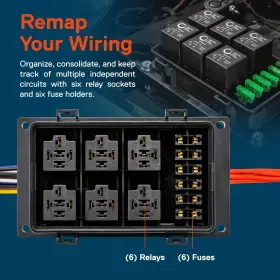 810097591295 ONLINE LED STORE Mods Auto Waterproof Fuse Relay #2