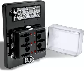 PWR0035 ONLINE LED STORE Mods Blade Fuse Box Negative Bus Bar