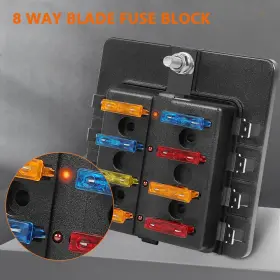 OU11261999167098PARTS OUTSTANDING-CARPARTS Blade Fuse Box Led
