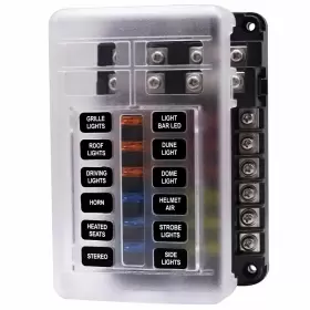 BXSH-HZ1 OXILAM Auto Car Blade Fuse Holder Box Block Led
