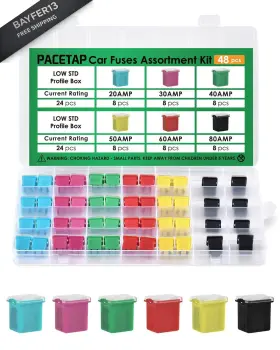 US-CAR0017-48-LOW PACETAP Car Blade Fuses Box Kit