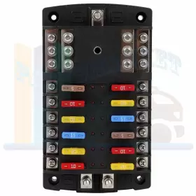 PT1671121AM BOX Auto Blade Fuse Block Holder Negative #3