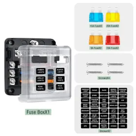 FB-P-6 PAUTOU Marine Fuse Block Waterproof Led Indicator #3