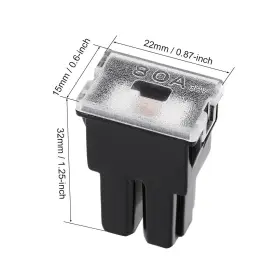 617662149154 PEROUP Cartridge Fuses Car Female Terminal Box #2