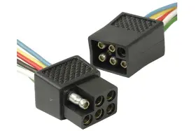 12-601 POLLAK Square Connector Car Trailer Pack