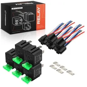 APREL009 PREMIUMPARTSWHOSALE Spst Relay Wiring Harness Socket
