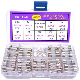 712492622850 QBGTFAK Blow Glass Tube Fuse Amp Kit
