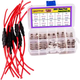 712492693911 QBGTFAK Agc Fuse Holder Inline Screw Awg Wire