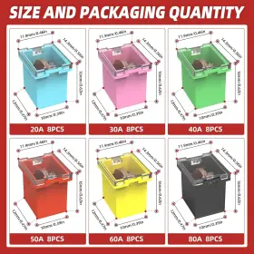 313031374362 QCDENG Car Fuses Tall Standard Box Kit #2